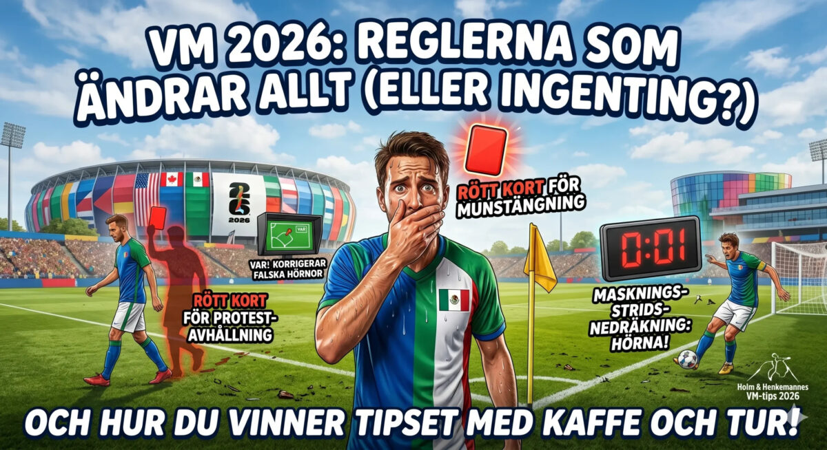 Jorden runt på 104 matcher – och här är reglerna som förstör (eller räddar) dina VM-tips!