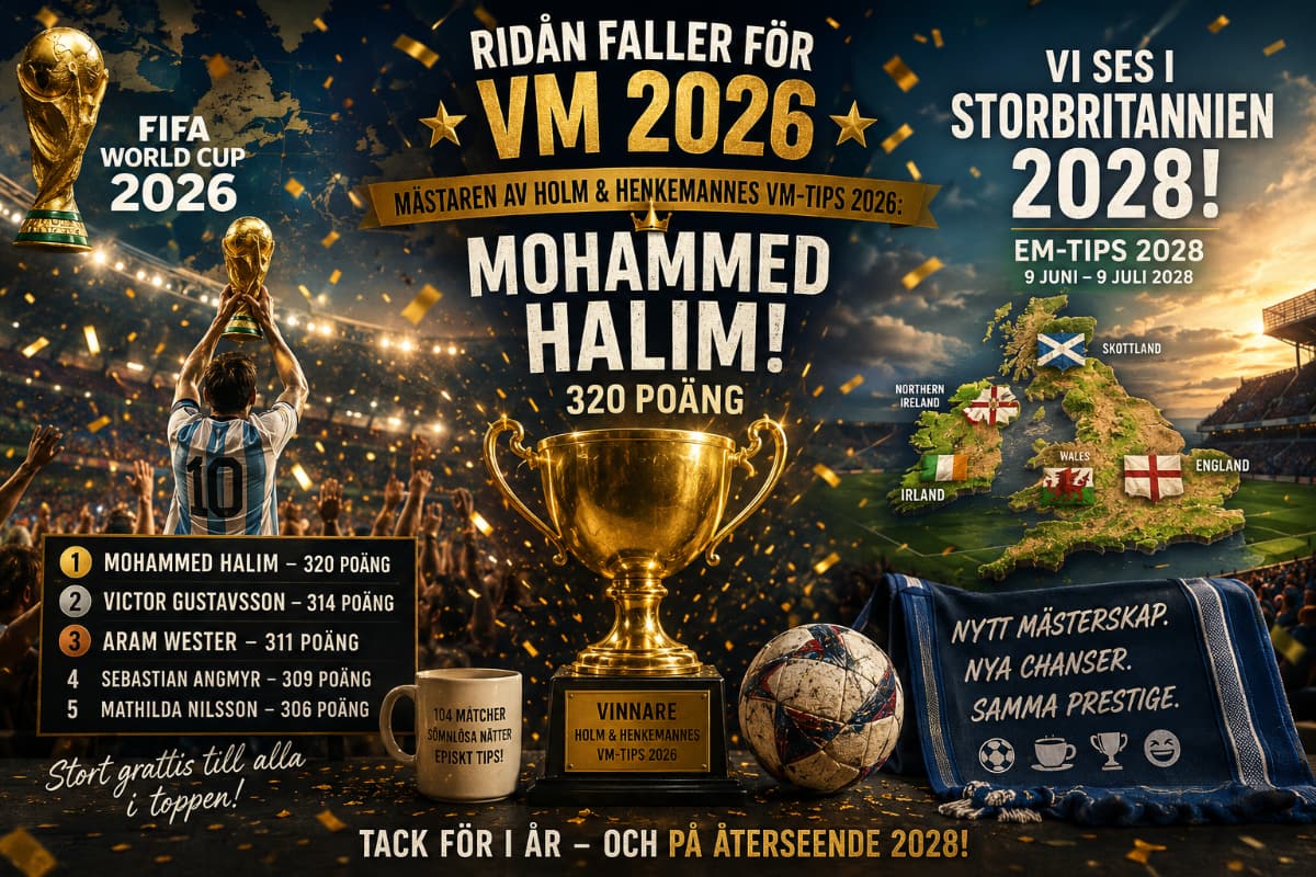 Ridån faller för VM 2026 – Här är vinnaren av tidernas största tips!